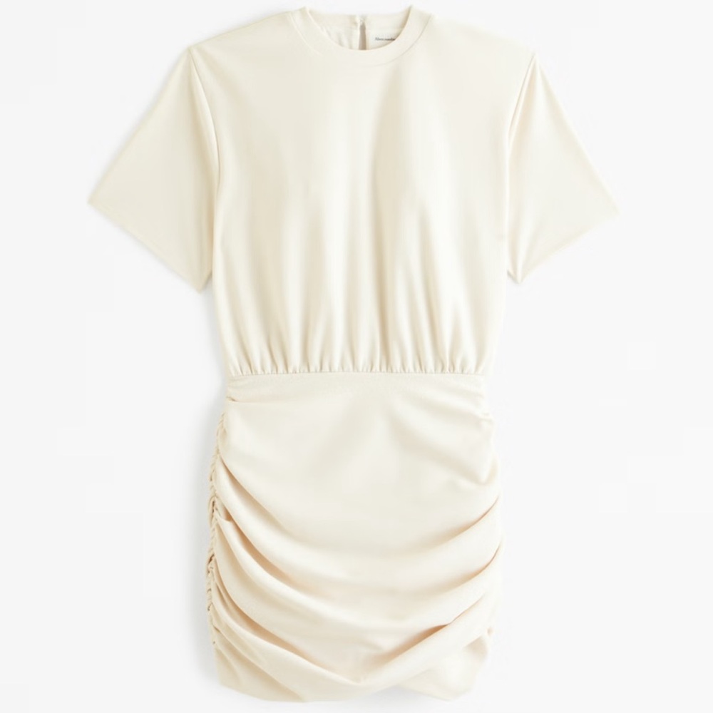 Abercrombie & Fitch runched knit mini dress